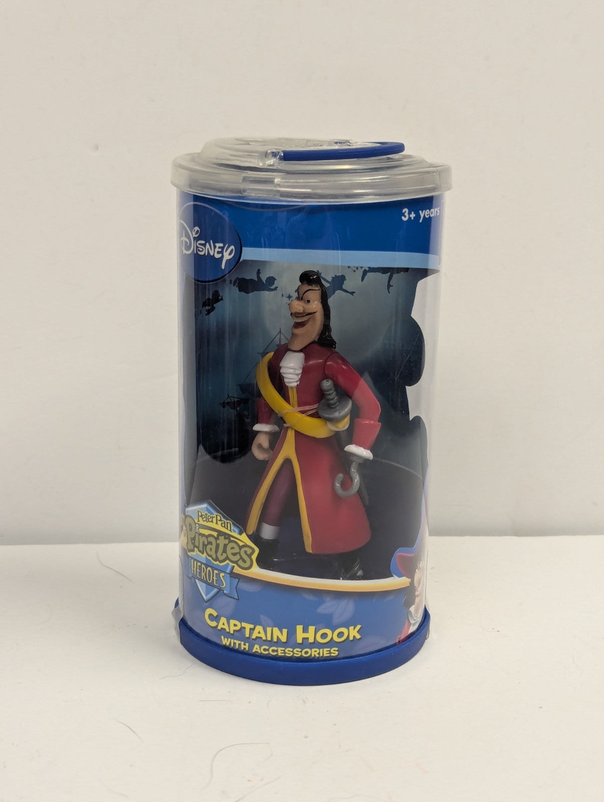 DISNEY 2006 PETER PAN PIRATES HEROES WITH ACCESSORIES "CAPTAIN HOOK" FIGURE NIB