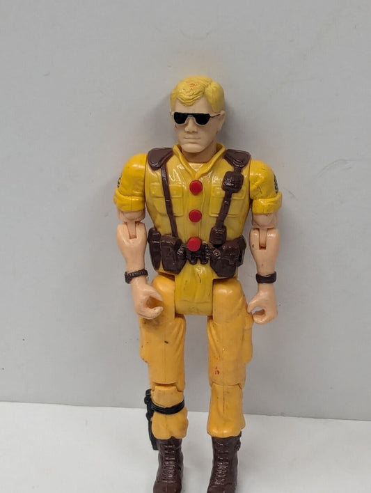 Toy Island 1991 Voice Squad Talking Soldiers Fire Bird Leader Action Figure 6.5”