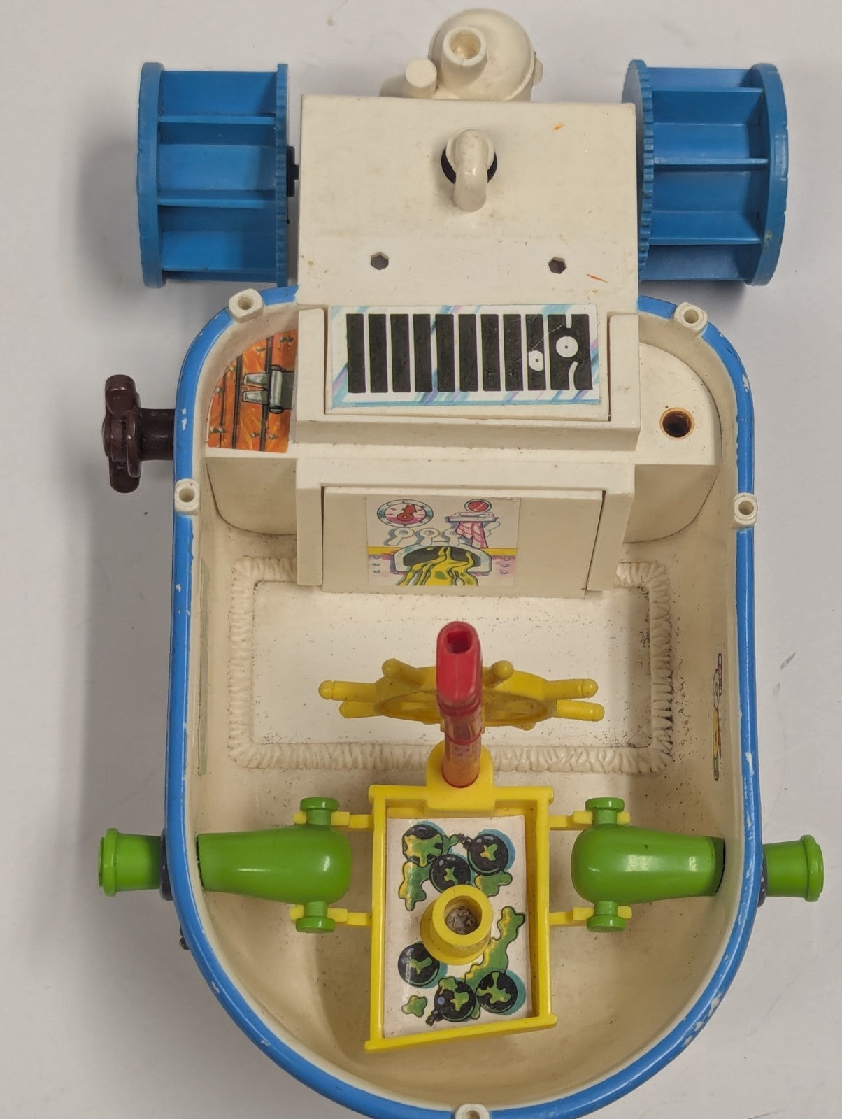 1991 Vintage Teenage Mutant Ninja Turtles TMNT Leo's Jolly Tub Boat Incomplete