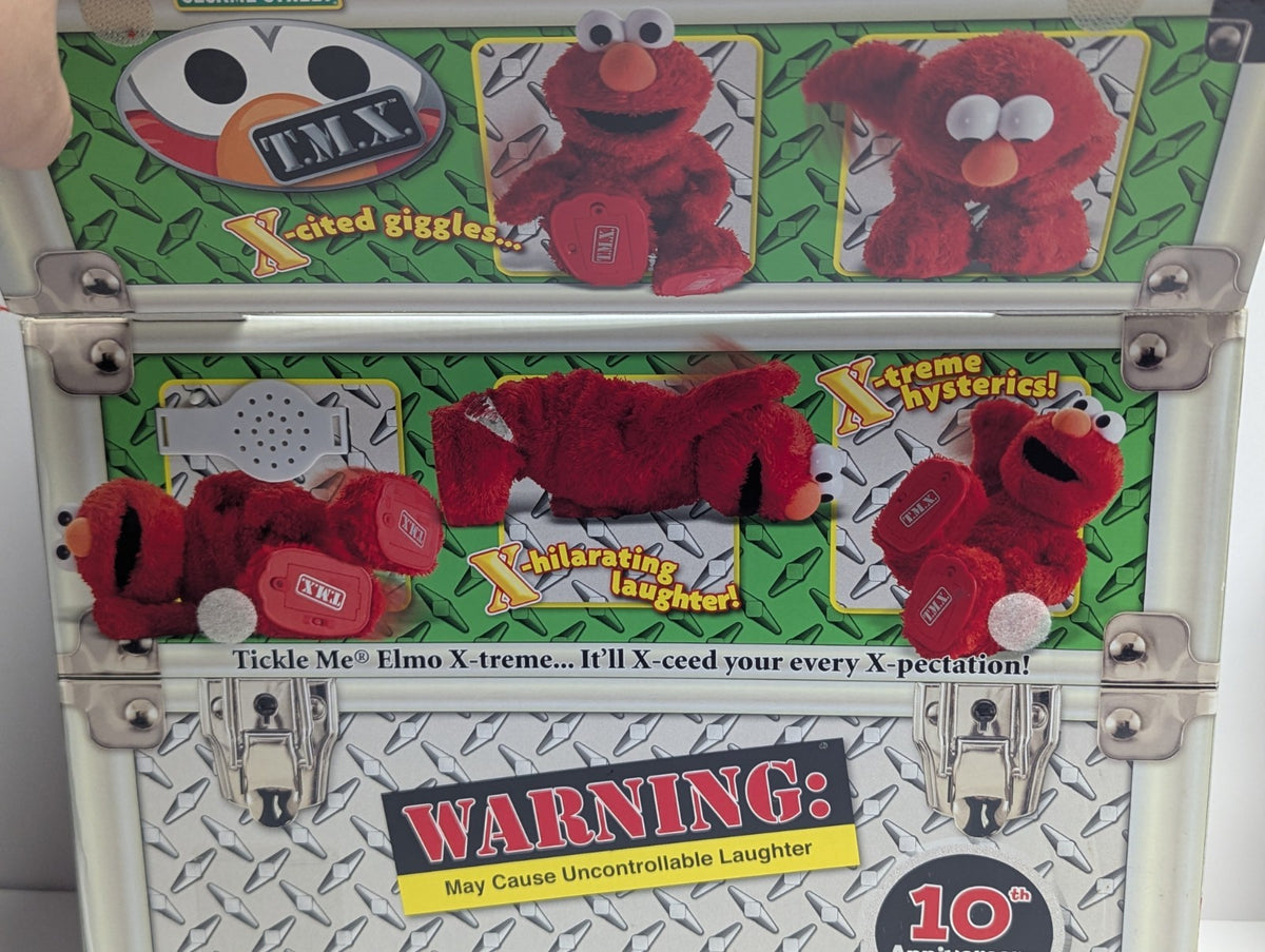 2006 Fisher Price TICKLE ME ELMO TMX Doll 10th Anniversary OPEN BOX Untested
