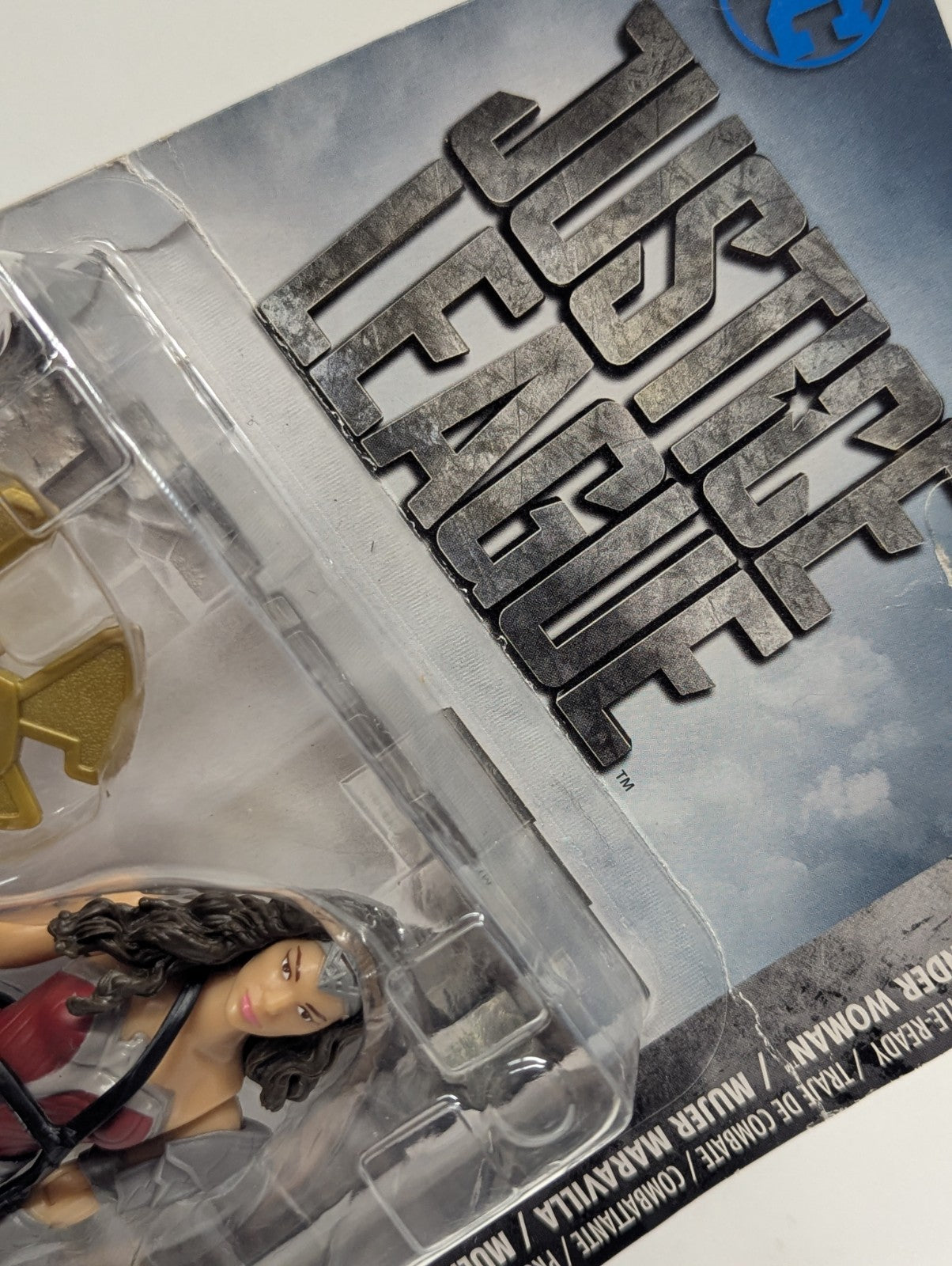 2017 Mattel DC Comics Justice League Battle Ready Wonder Woman Folded Cardback
