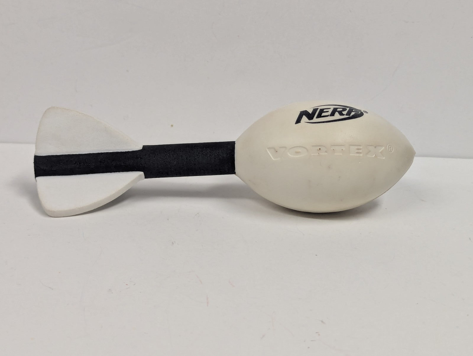 Vintage Original NERF Vortex Mini Pocket Foam Football White Aero Flyer RARE