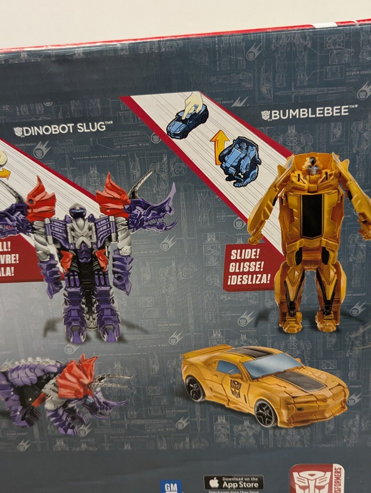 2014 Transformers Age Of Extinction 1-STEP Collection Silver Knight Optimus NEW