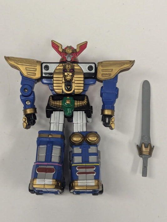 Vintage Power Rangers Zeo Megazord 5" Action Figure Zord 1996 Bandai Complete 