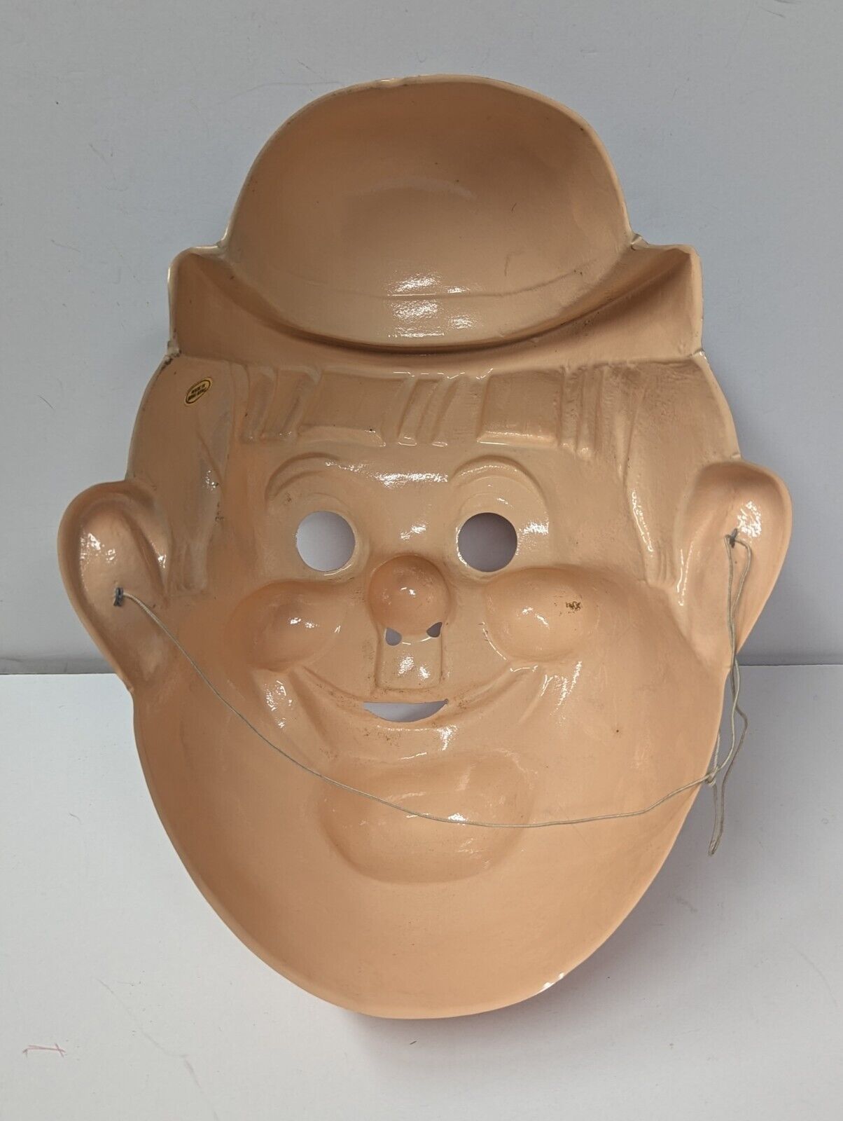Vintage Laurel and Hardy Halloween Mask Cesar 1980s Oliver Hardy  Comedy B