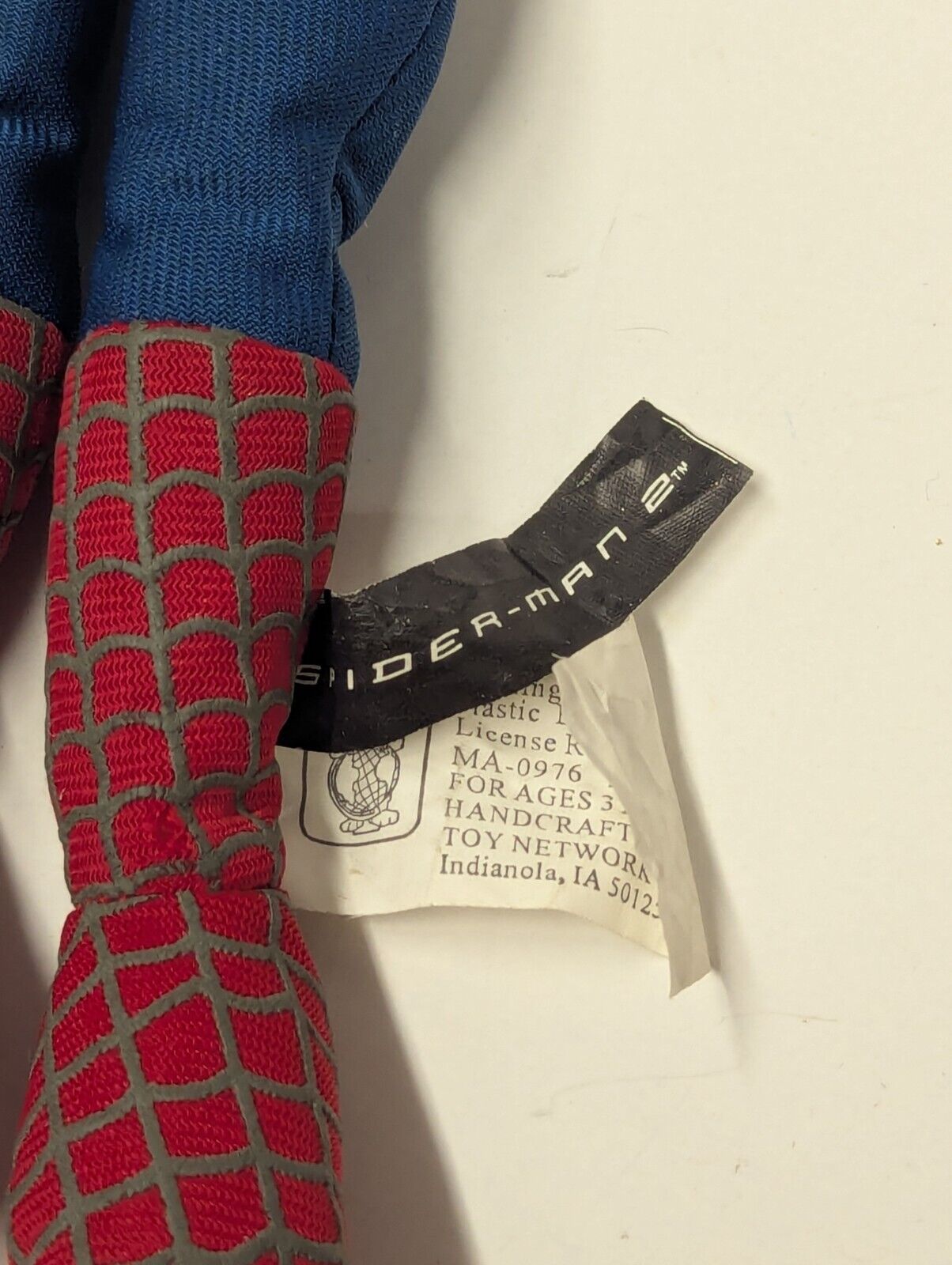 2002 Spiderman Plush Official Movie Merchandise  NWT