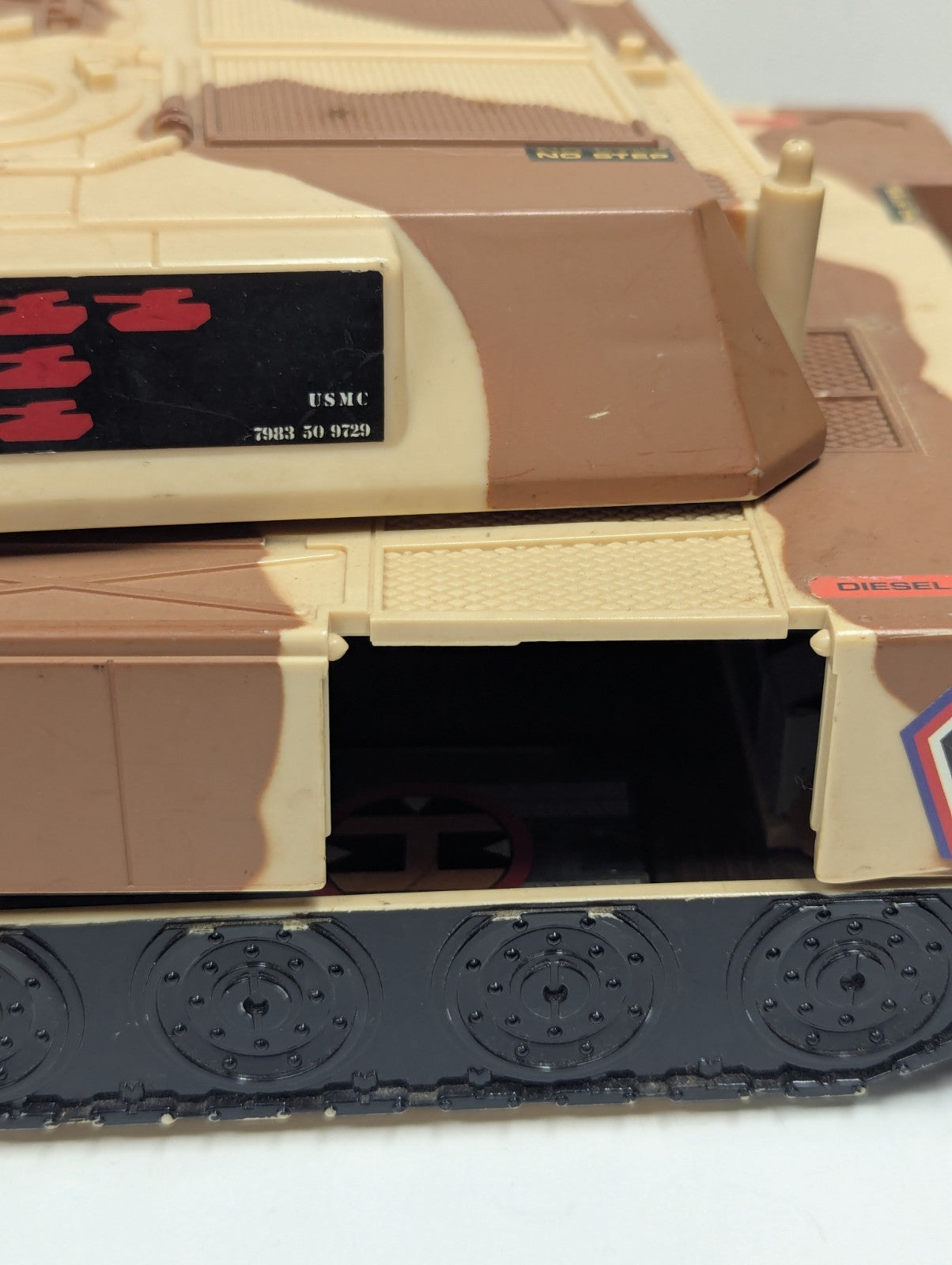 1993 Vintage Micro Machine USMC Military Battle Tank Playset Galoob Incomplete 