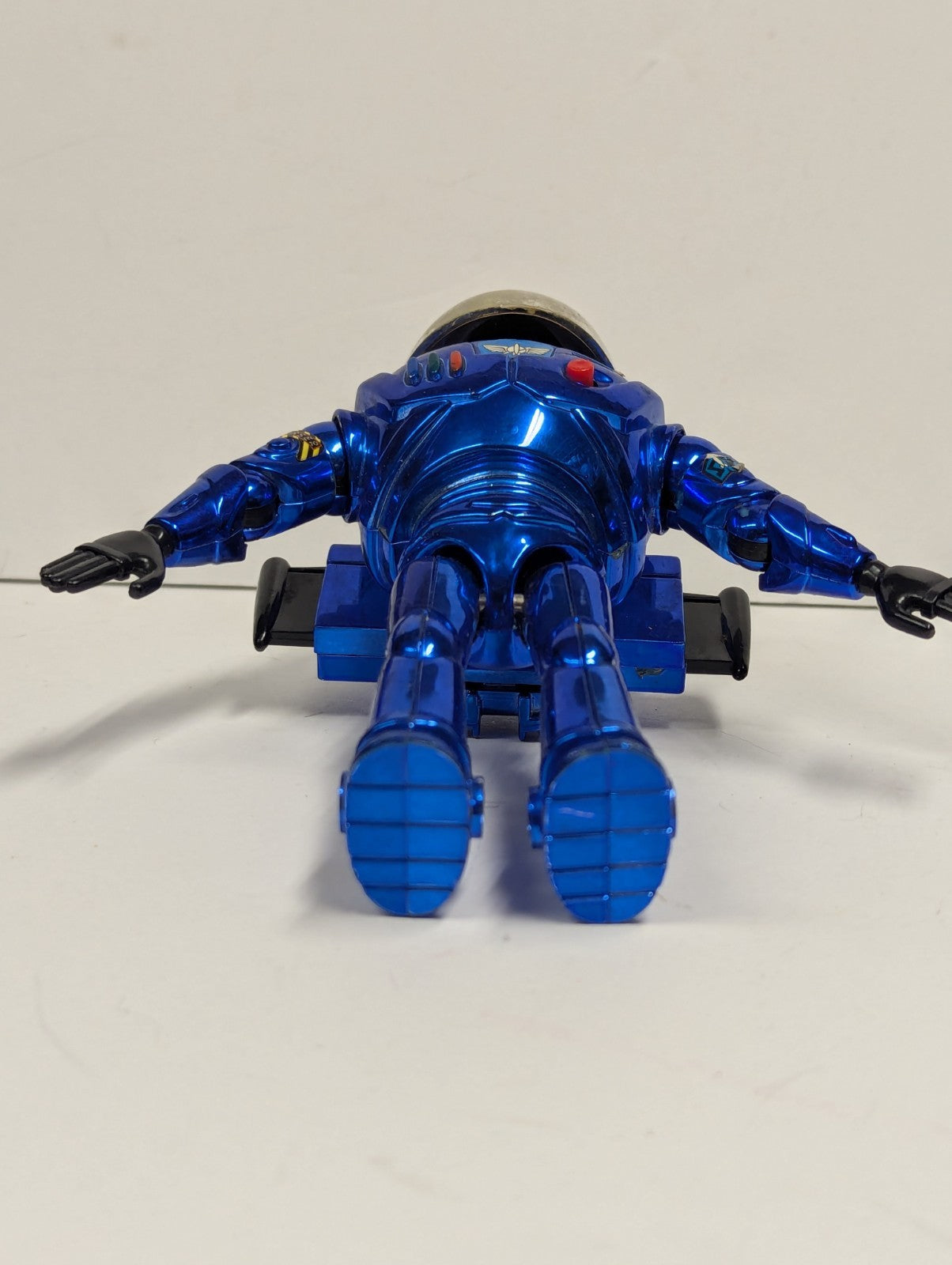 Rare Toy Story Stealth Buzz Lightyear 5” Blue Chrome by Thinkway Toys