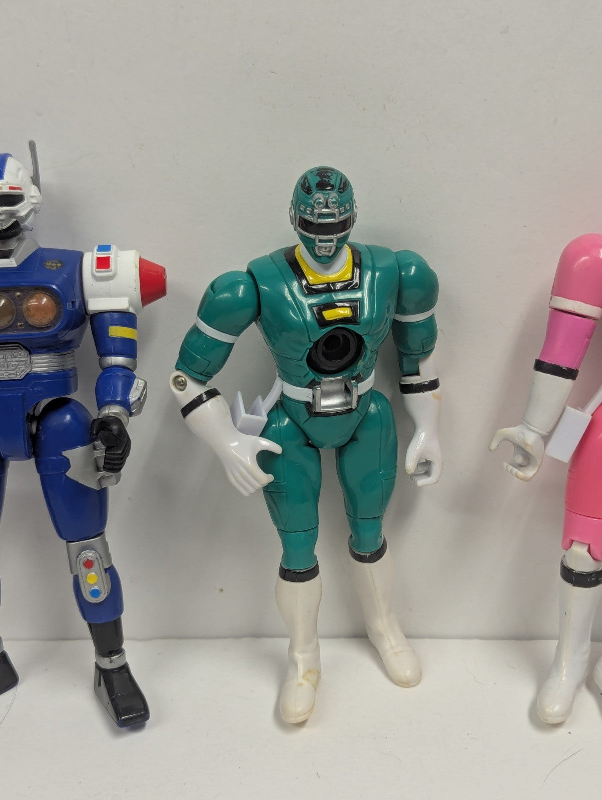 Bandai 1997 Power Rangers Turbo Shifter Action Set Of 6 Figures 