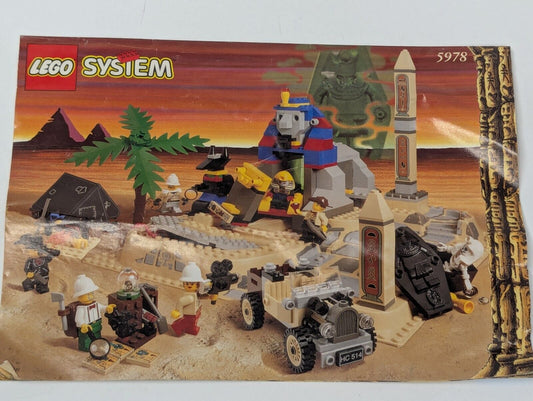 LEGO System Instructions ONLY set 5978 - Desert Adventurers
