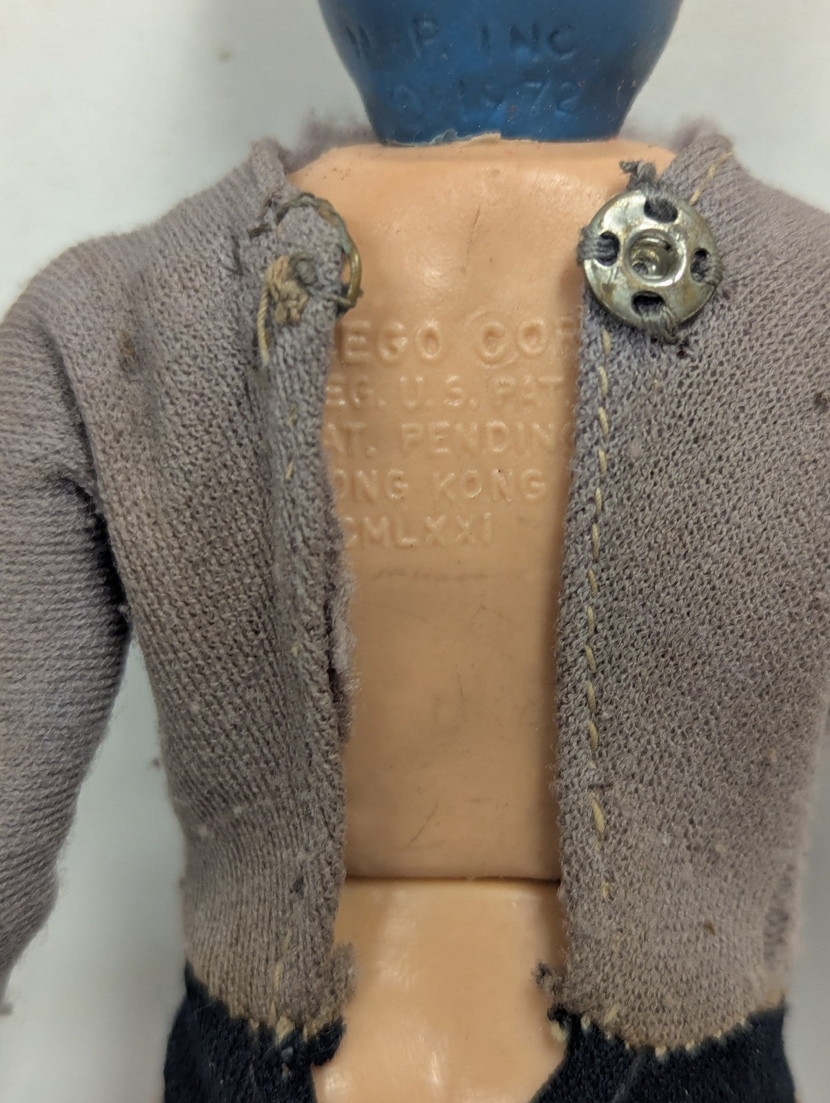 Vintage 1974 Mego Batman DC Comics 8" Original Action Figure Beat Outfit