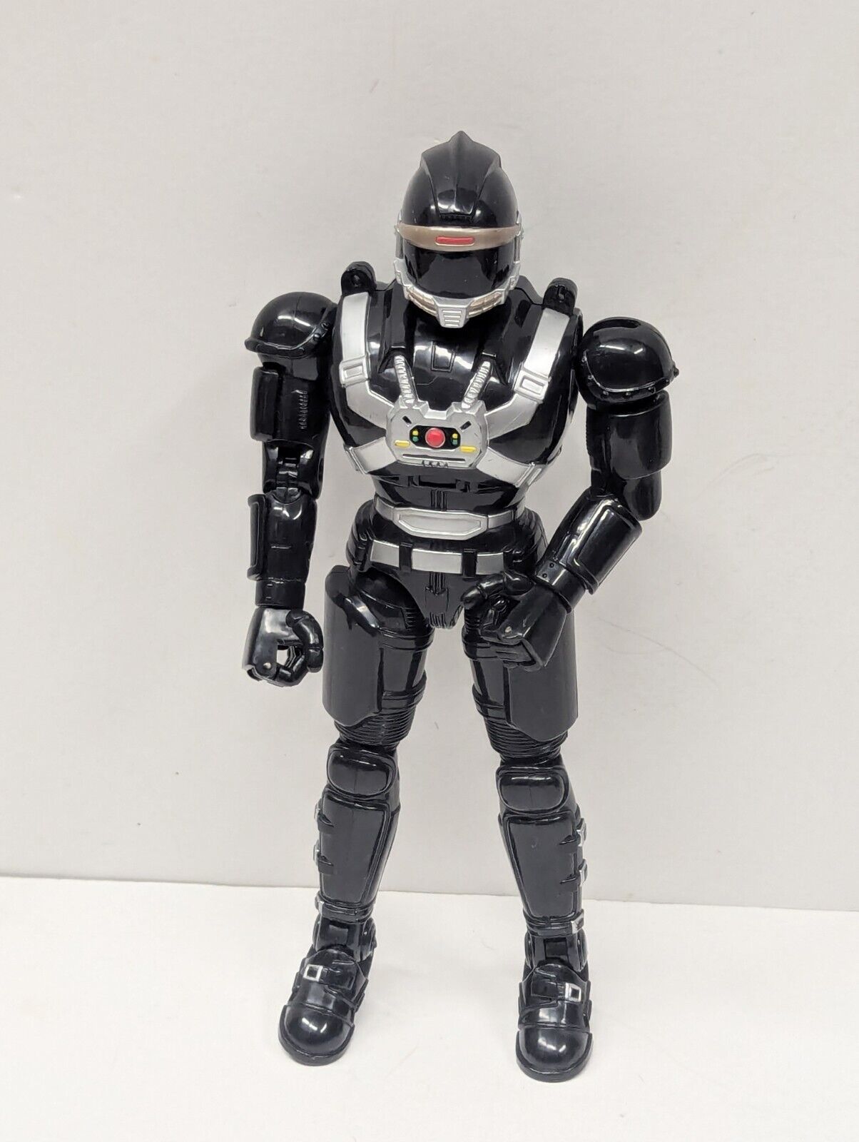 1997 Mighty Morphin Power Rangers 8” Phantom Ranger Working Arm Action ...
