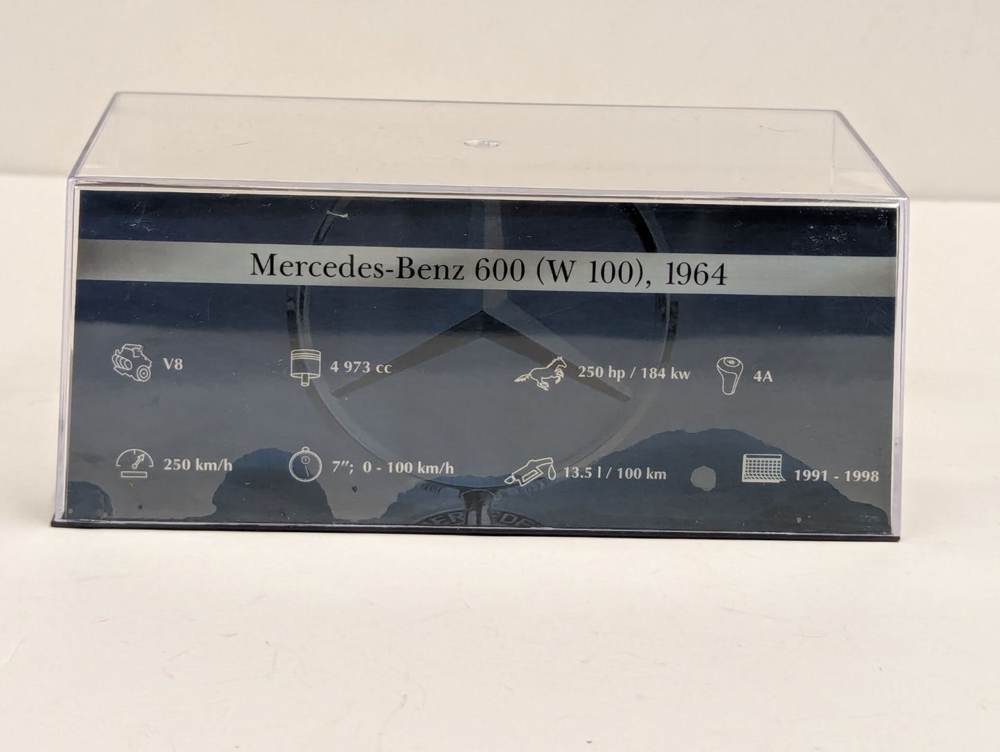 1/43 Scale Mercedes-Benz 600 Metal Diecast Car Model Classic Car