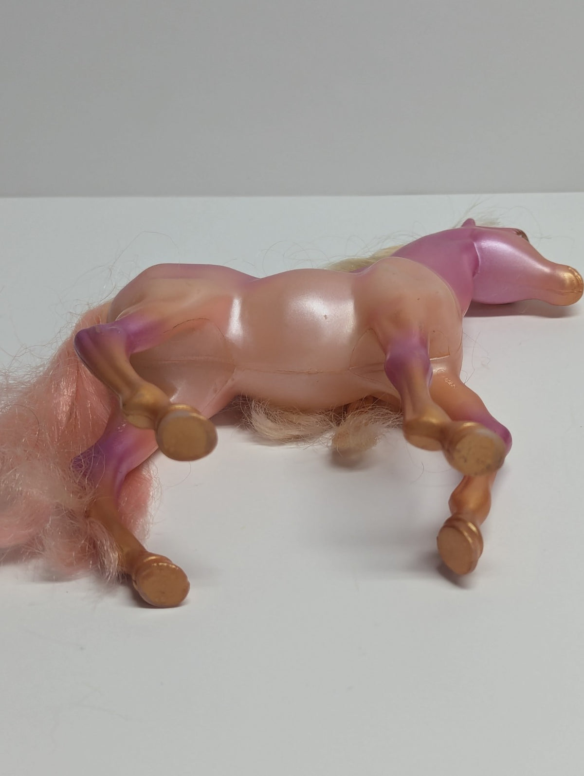 Vintage 1987 Kenner Fashion Star Fillies Darci Horse Pink & Yellow Toy