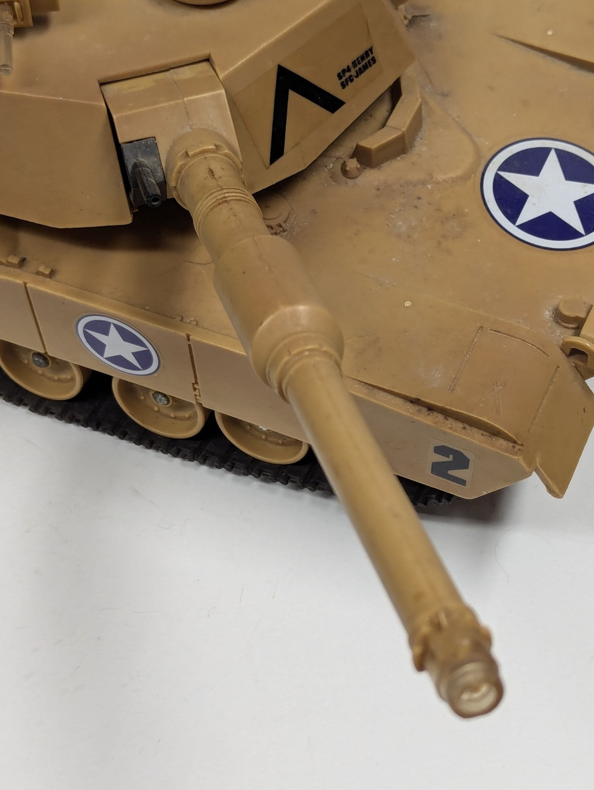 U.S. ARMY TANK Toy State Industrial (Lights, Sounds, Movement) UNTESTED