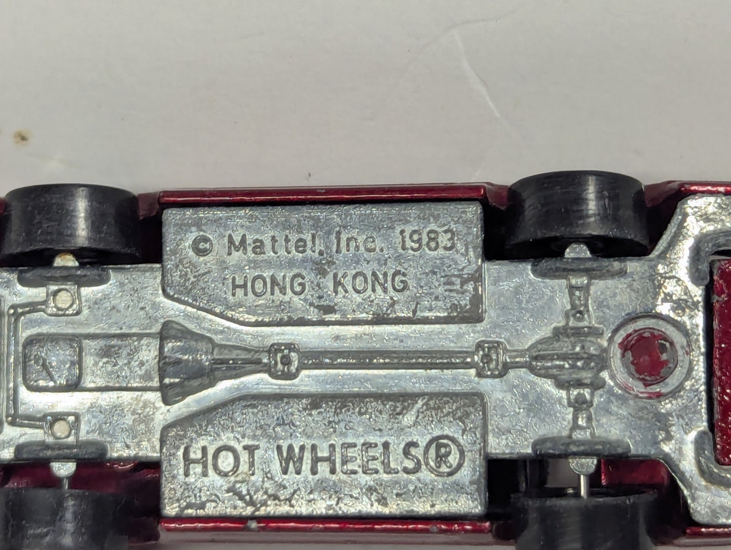 Vintage 1983 Hot Wheels Speed Crasher Nissan 200SX Diecast Toy Missing Back