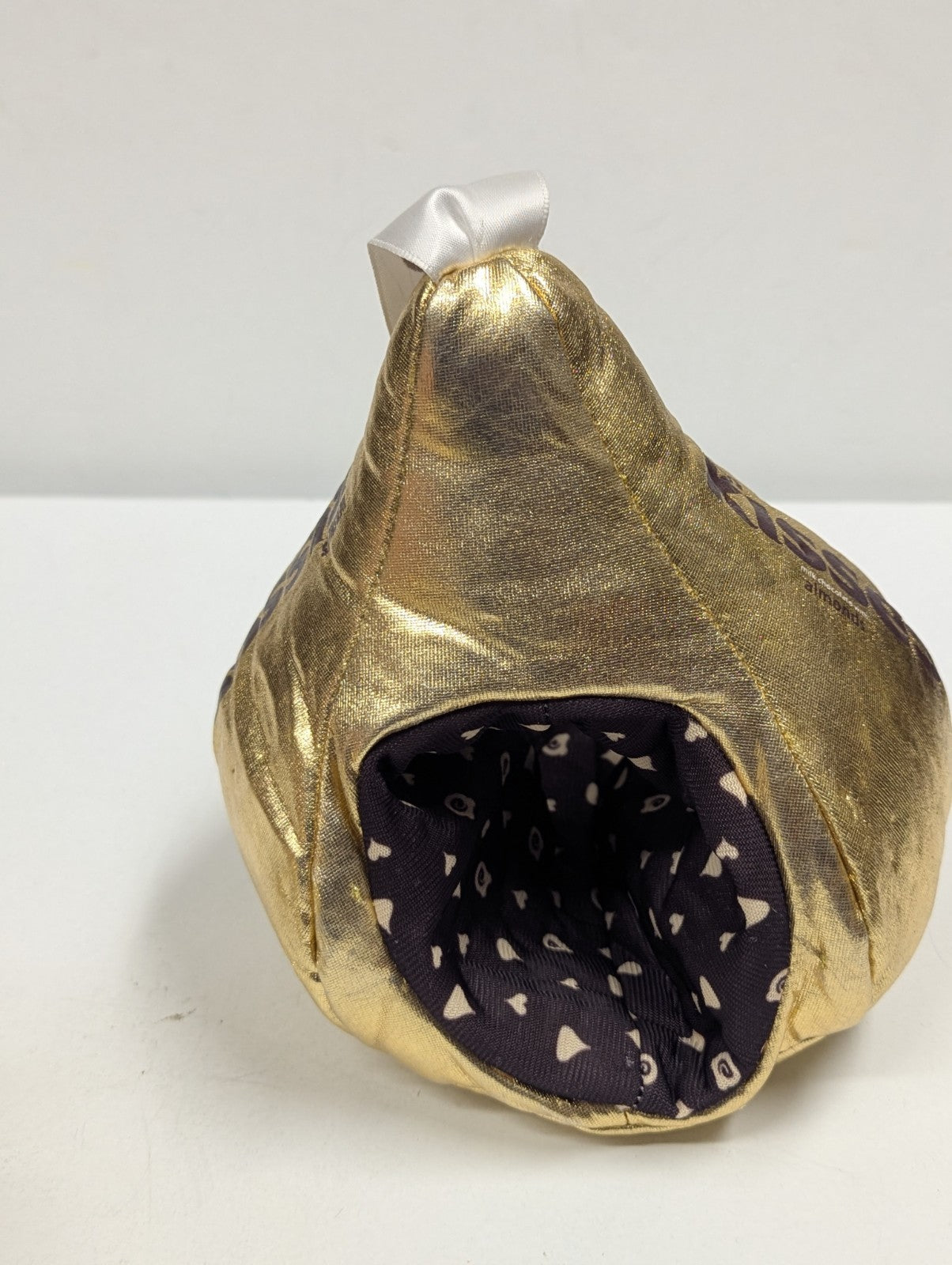 Anirollz x Bunniroll Hershey's Kiss Almonds 5" Gold Metallic Plush 