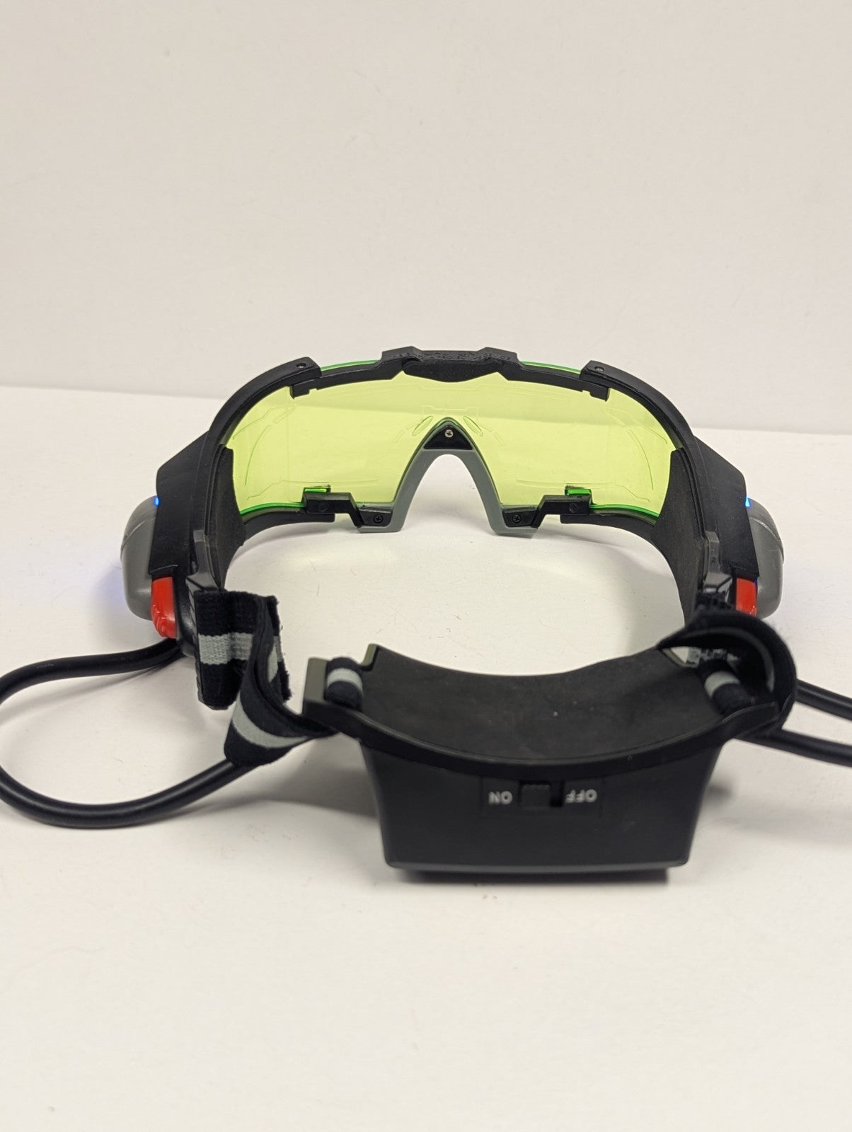  Adjustable LED Night Vision Goggles With Flip-Out Light Eye Lens Cycling  