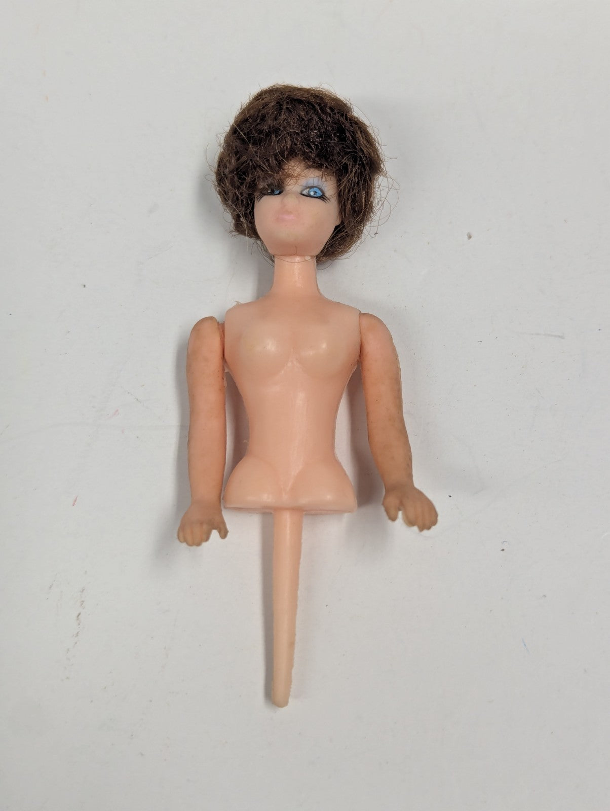 Vintage Wilton Half Doll Cake Toppers 70's w/t Hair & Sleeping Eyes Lot