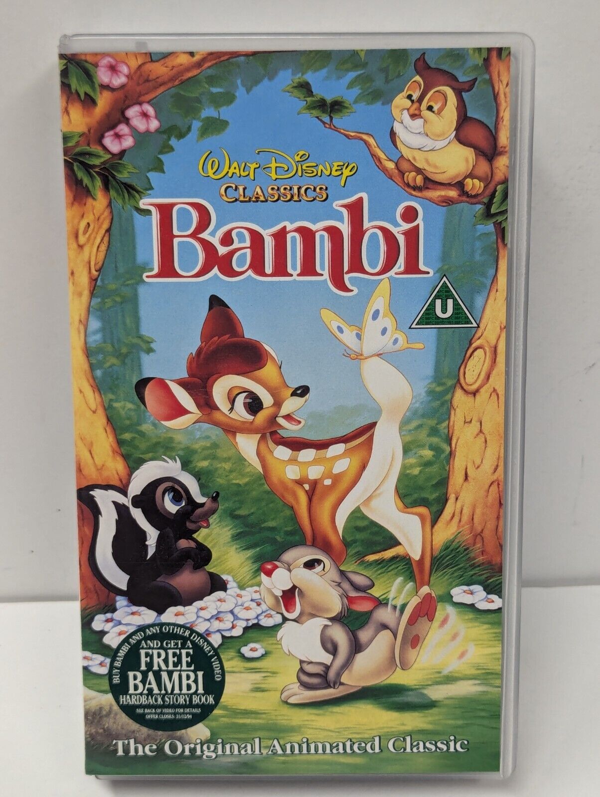 Walt Disney Classics Bambi (UK VHS) 