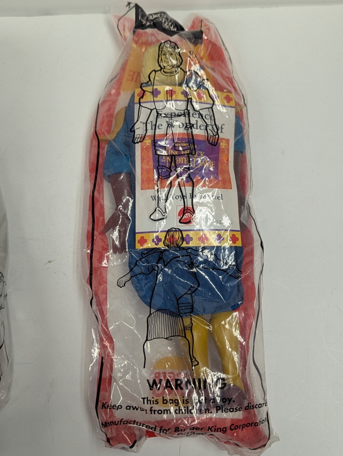 1996 Burger King MIP Disney The Hunchback Of Notre Dame Dolls New In Packaging 