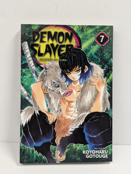 Demon Slayer Volume 7 Kimetsu No Yaiba Manga English Trade Paperback