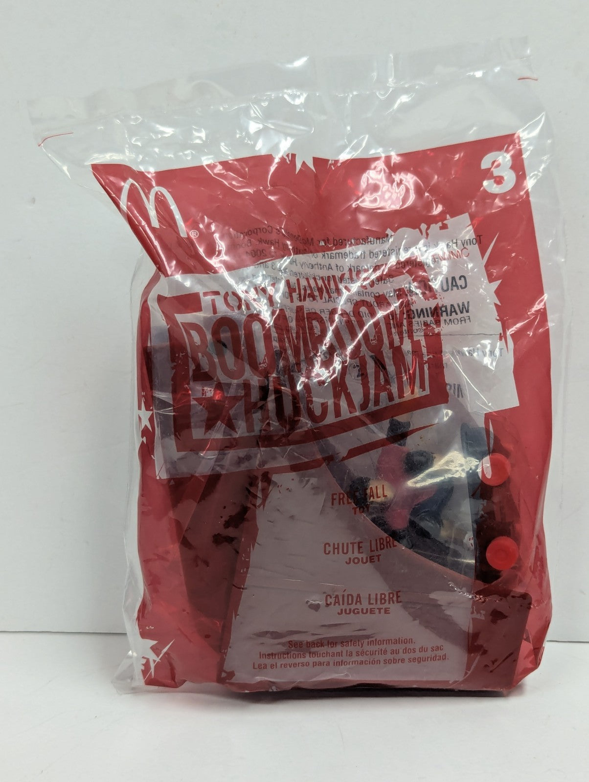 2004 McDonald's Toy Tony Hawk's BoomBoom Huck Jam #3 Free Fall New Unopened