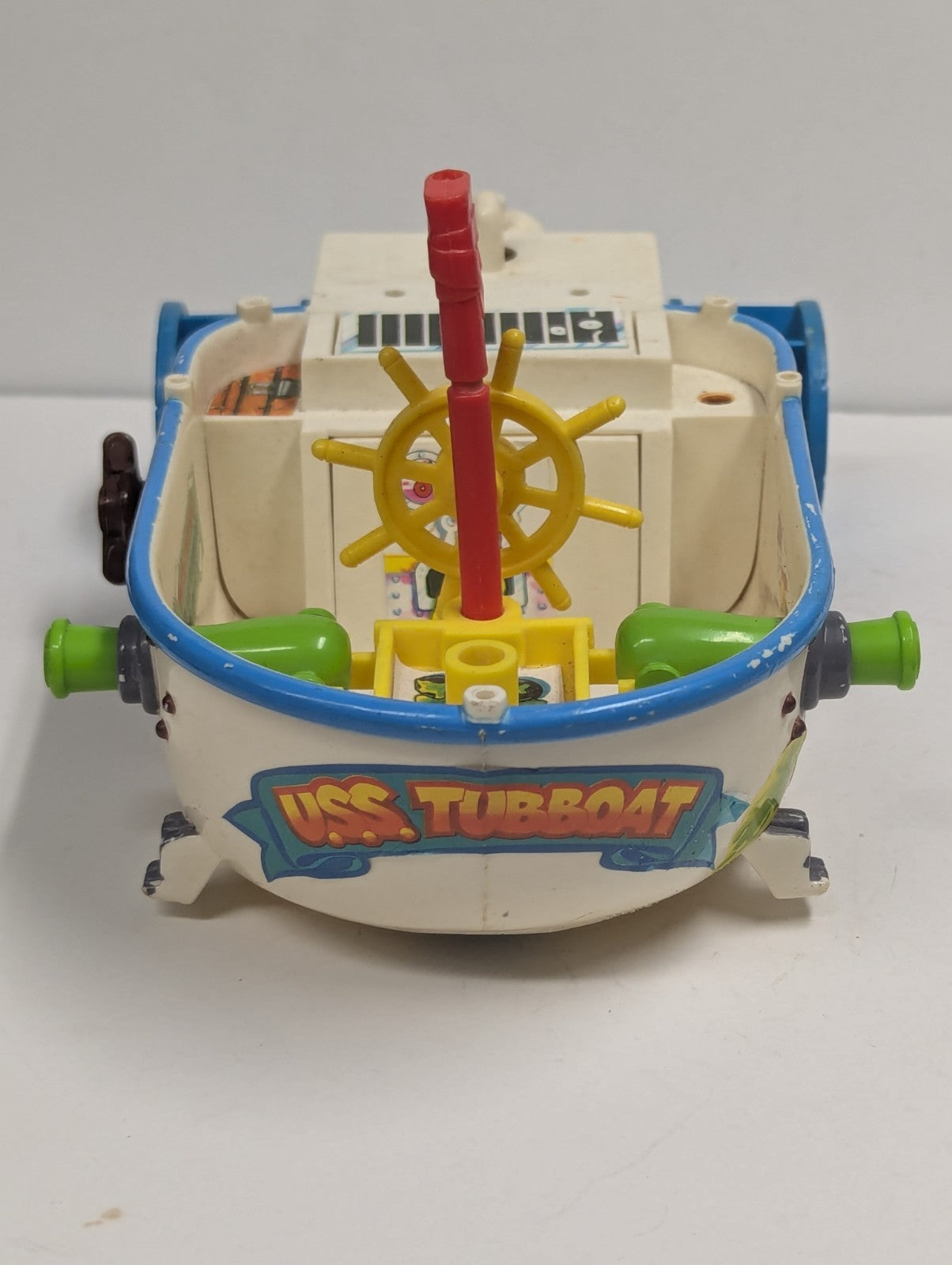 1991 Vintage Teenage Mutant Ninja Turtles TMNT Leo's Jolly Tub Boat Incomplete