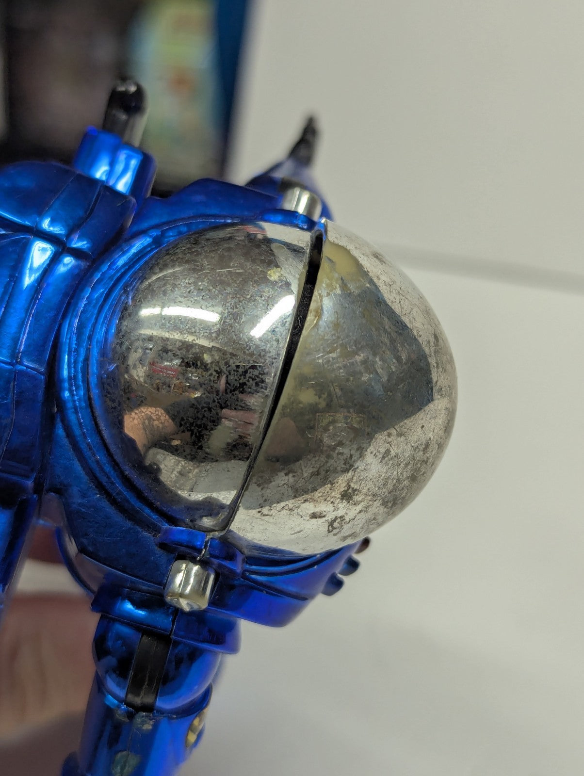 Rare Toy Story Stealth Buzz Lightyear 5” Blue Chrome by Thinkway Toys