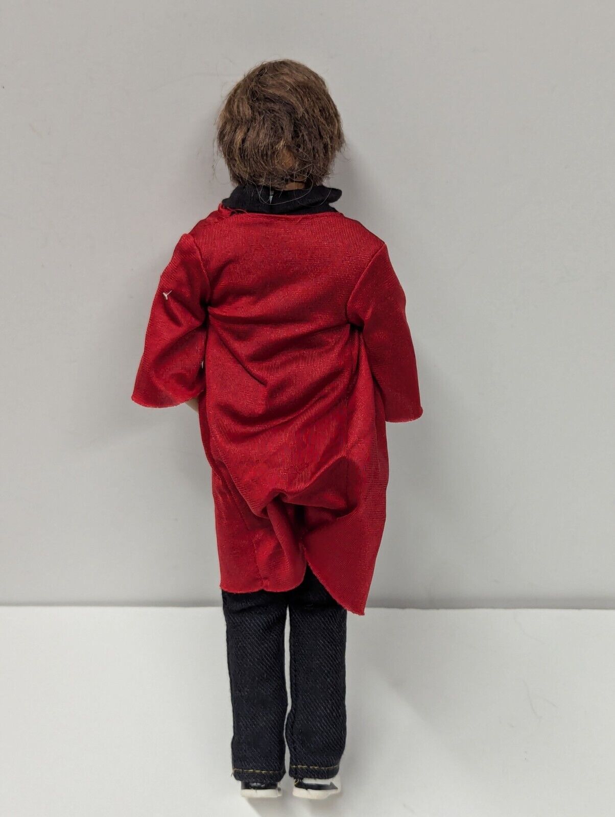 2008 Barbie Ken Doll posable Black Shirt & Red Jacket