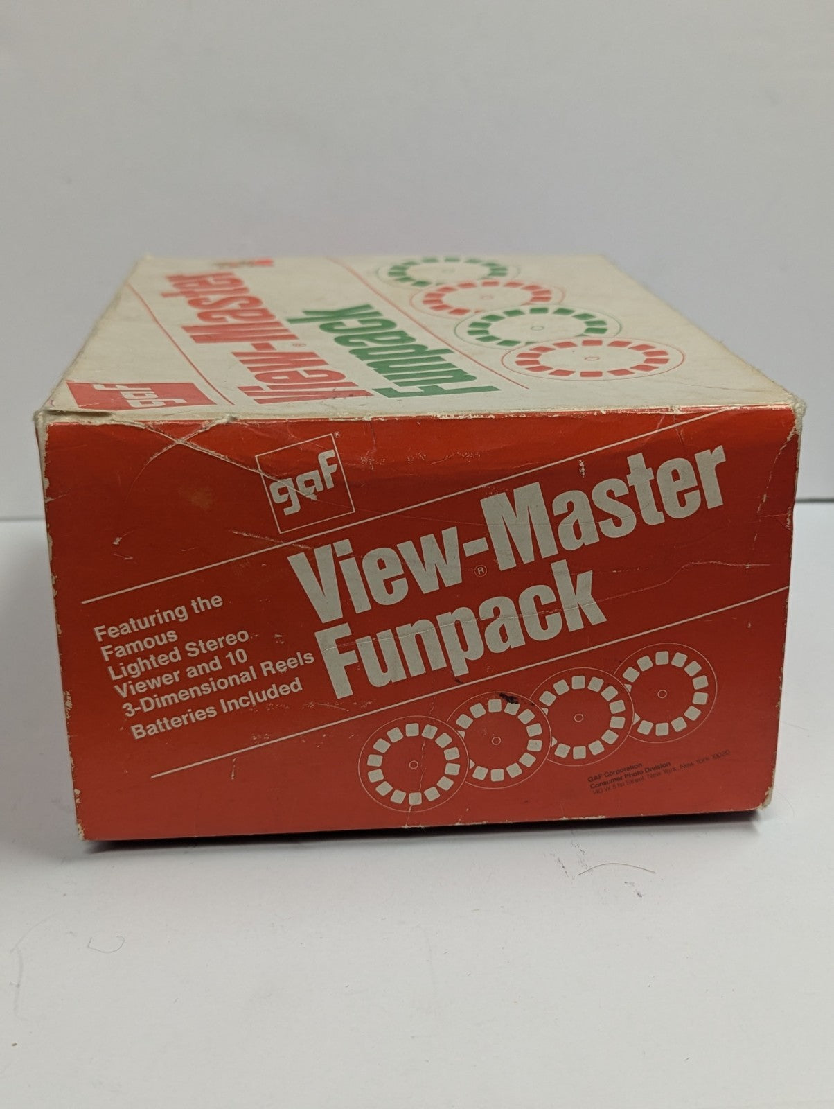 Vintage View-Master Fun Pack & 3-D BAKELITE VIEWER w/t Many Slides Original Box