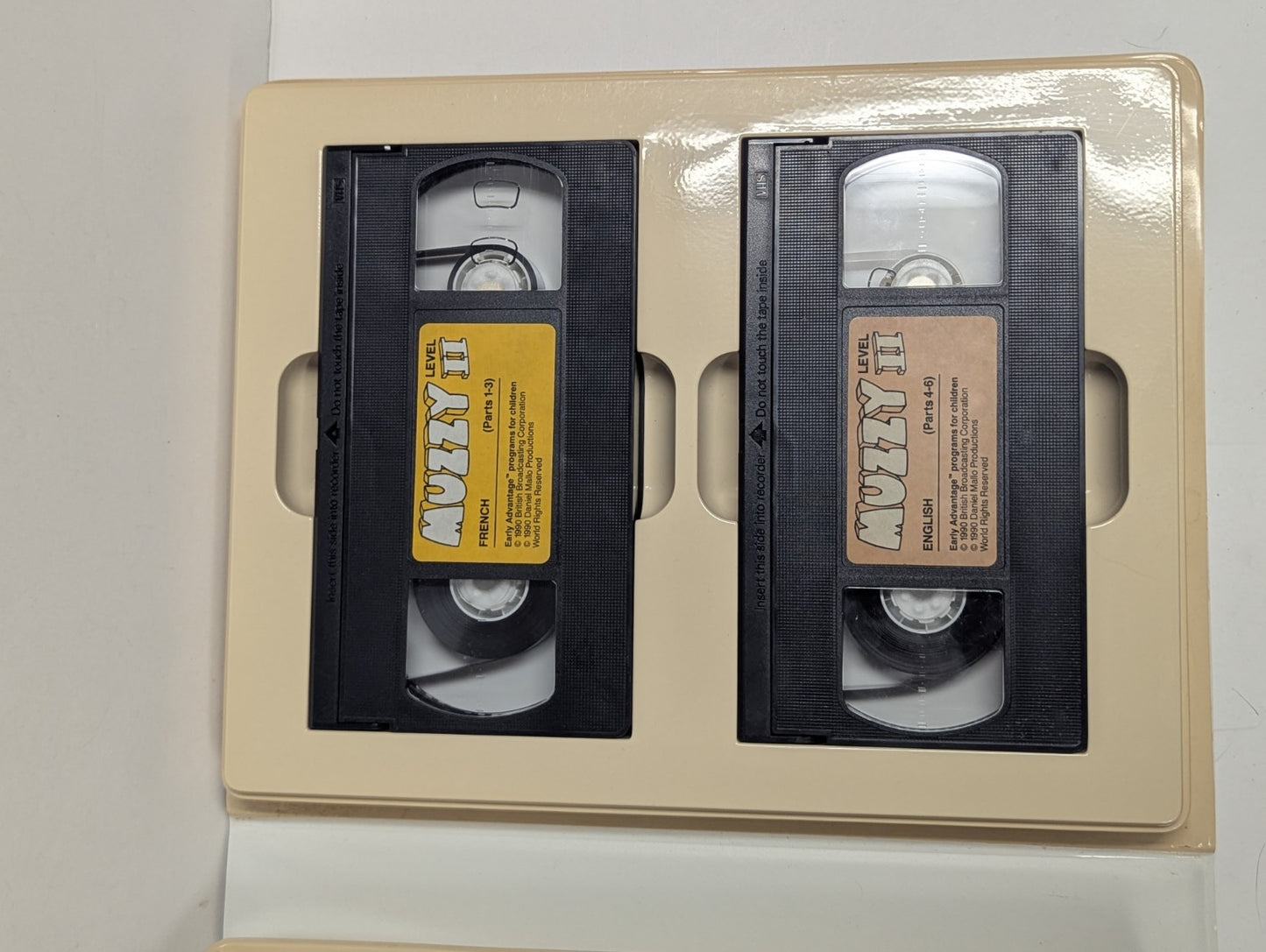 Vintage BBC Muzzy French Language Course for Children Level 2 VHS 