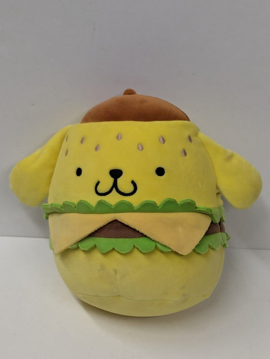 SANRIO SQUISHMALLOWS HELLO KITTY Pompompurin Burger SUMMER 2024 SQUAD