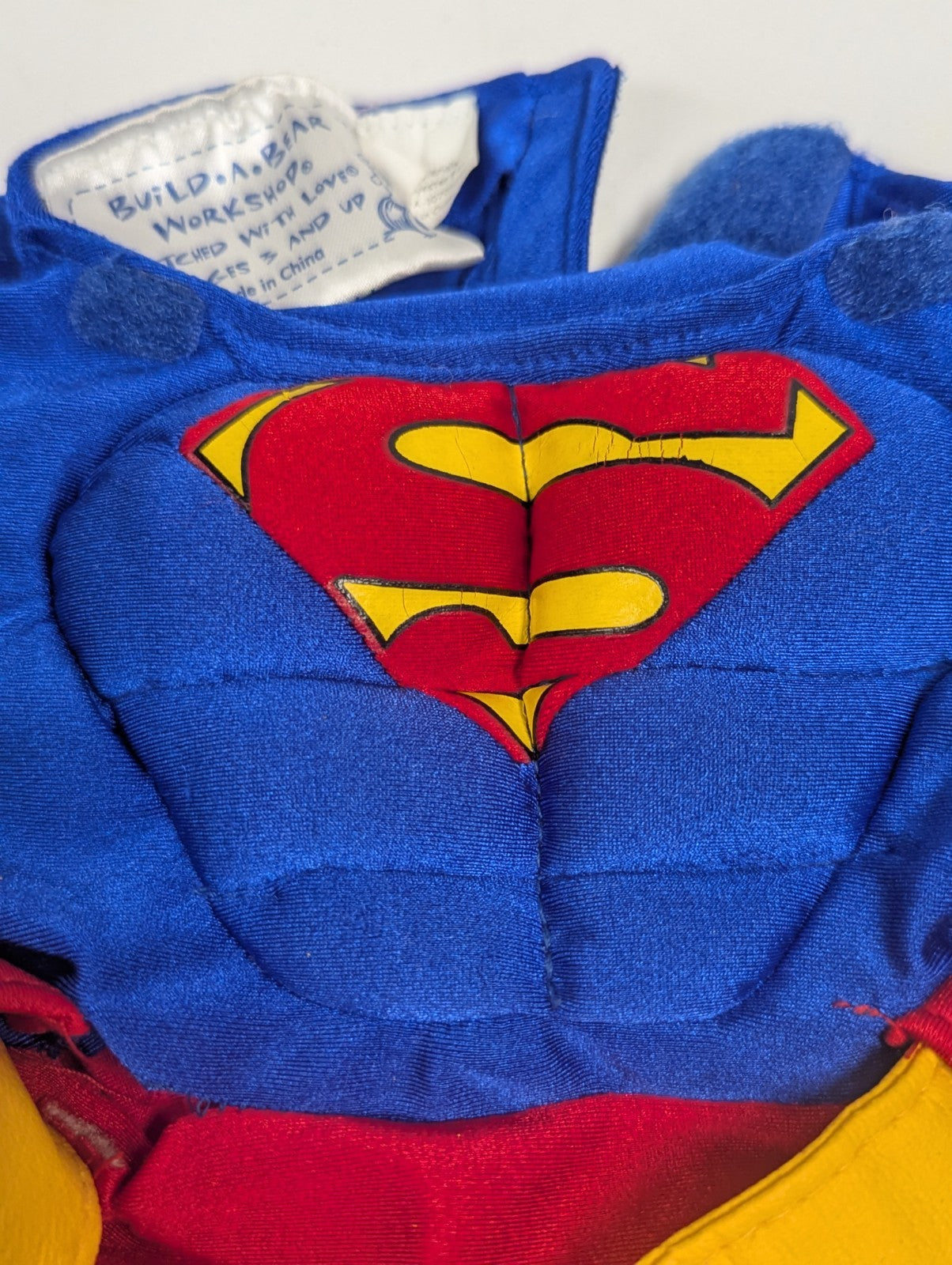 Build a Bear Superman Outfit Muscle Clothing Suit Superhero Costume Halloween
