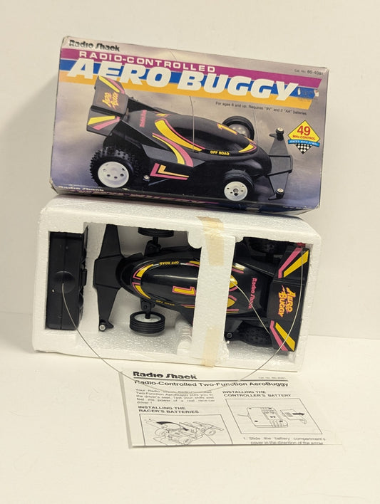 Vintage Radio Shack RC AERO BUGGY Complete In Box