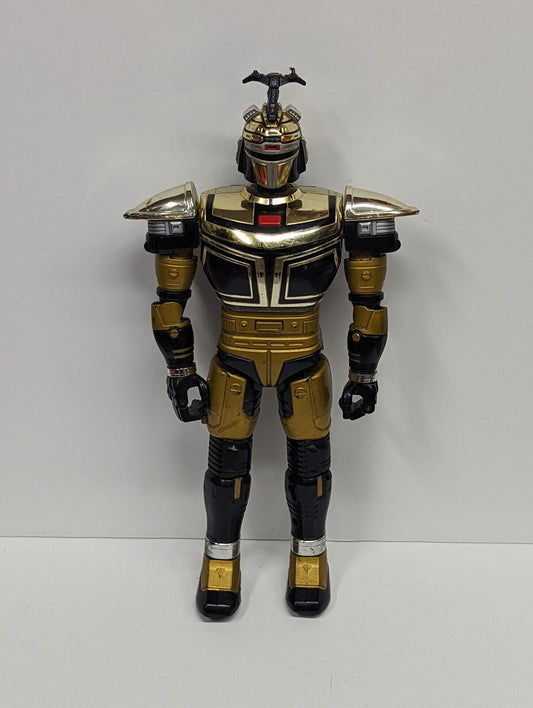 1997 Deluxe Chromium Gold Beetleborg 12" Missing Battery Cover