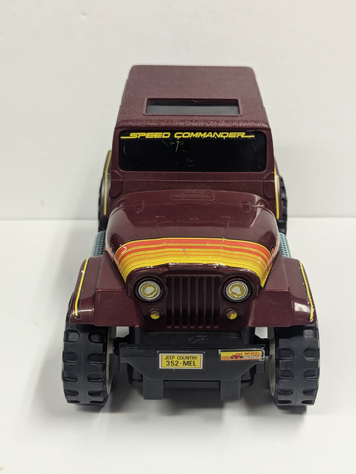 Vintage 1984 Fisher Price Jeep Renegade Speed Commander No Remote Untested