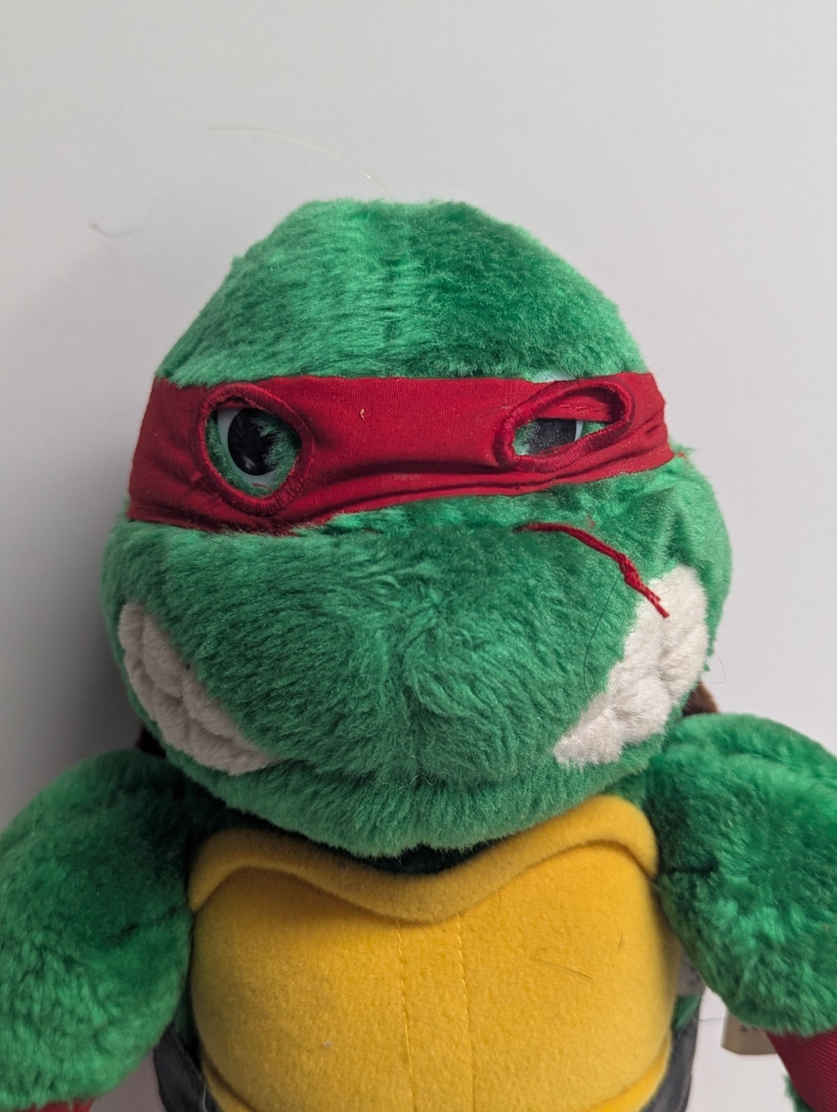 Vintage Teenage Mutant Ninja Turtles Santa Raphael Plush NO COAT Playmates