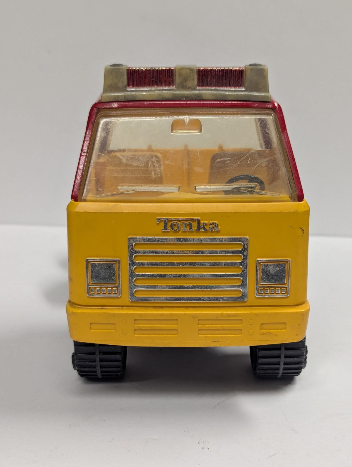 Tonka 1978 Vintage Red Fire Ladder Truck Cab Metal Pressed Steel 53125 Firetruck