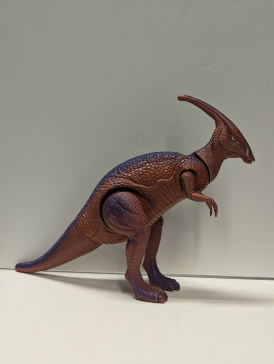 1987 Playskool Definitely Dinosaurs PARASAUROLOPHUS 10" Articulated Dino