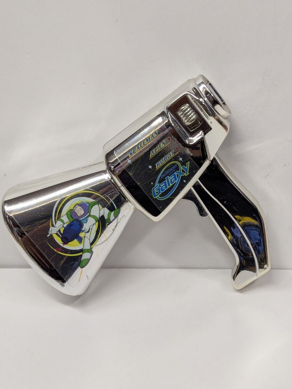 Disney 2000 Toy Story Buzz Lightyear Defender of the Galaxy Voice Changer Chrome