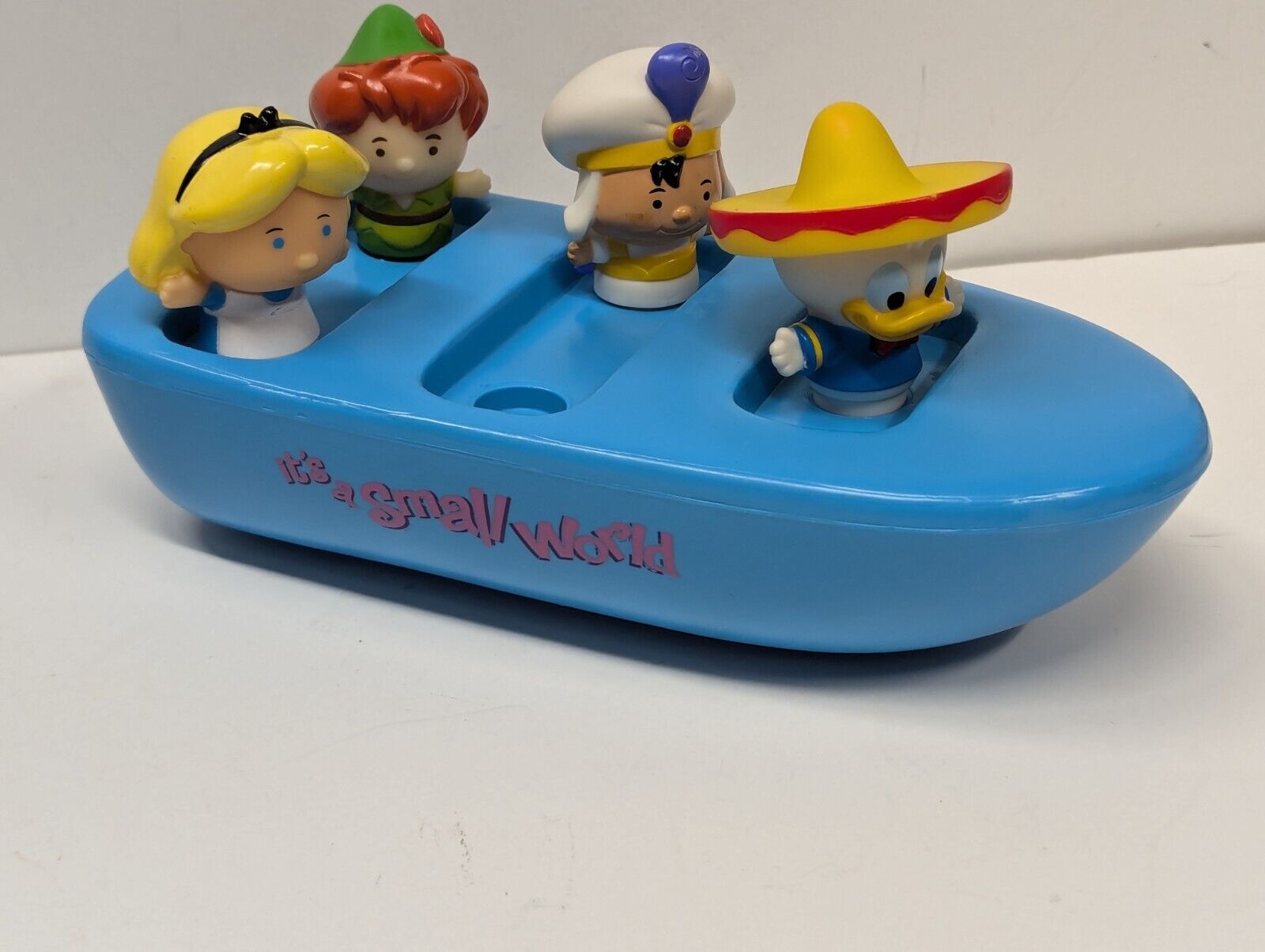 Tokyo Disneyland It’s A Small World Boat Bath Toy 4 Figures with Bag