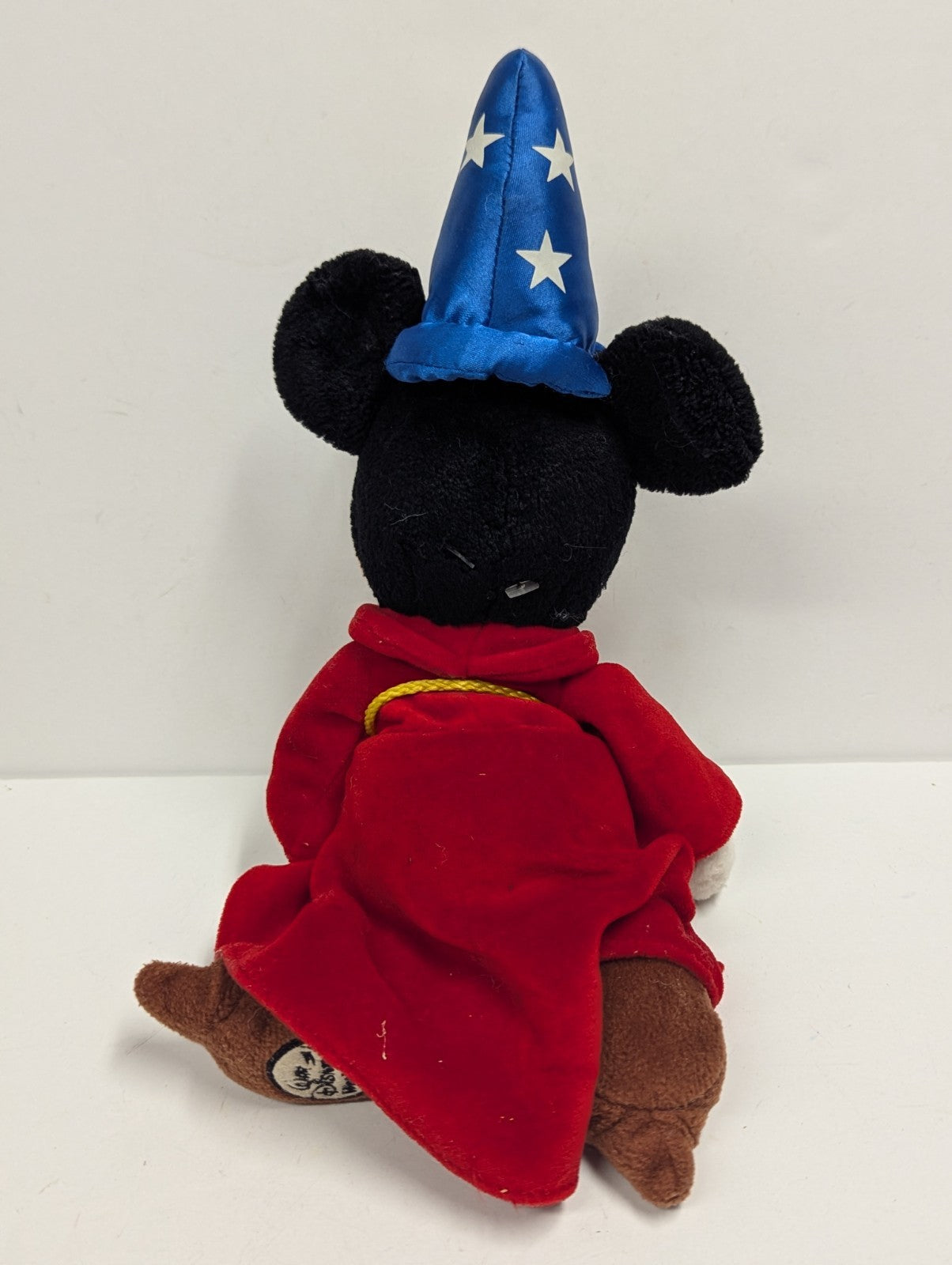 Mickey Mouse Fantasia Sorcerer Plush Walt Disney World Store Stamped Foot
