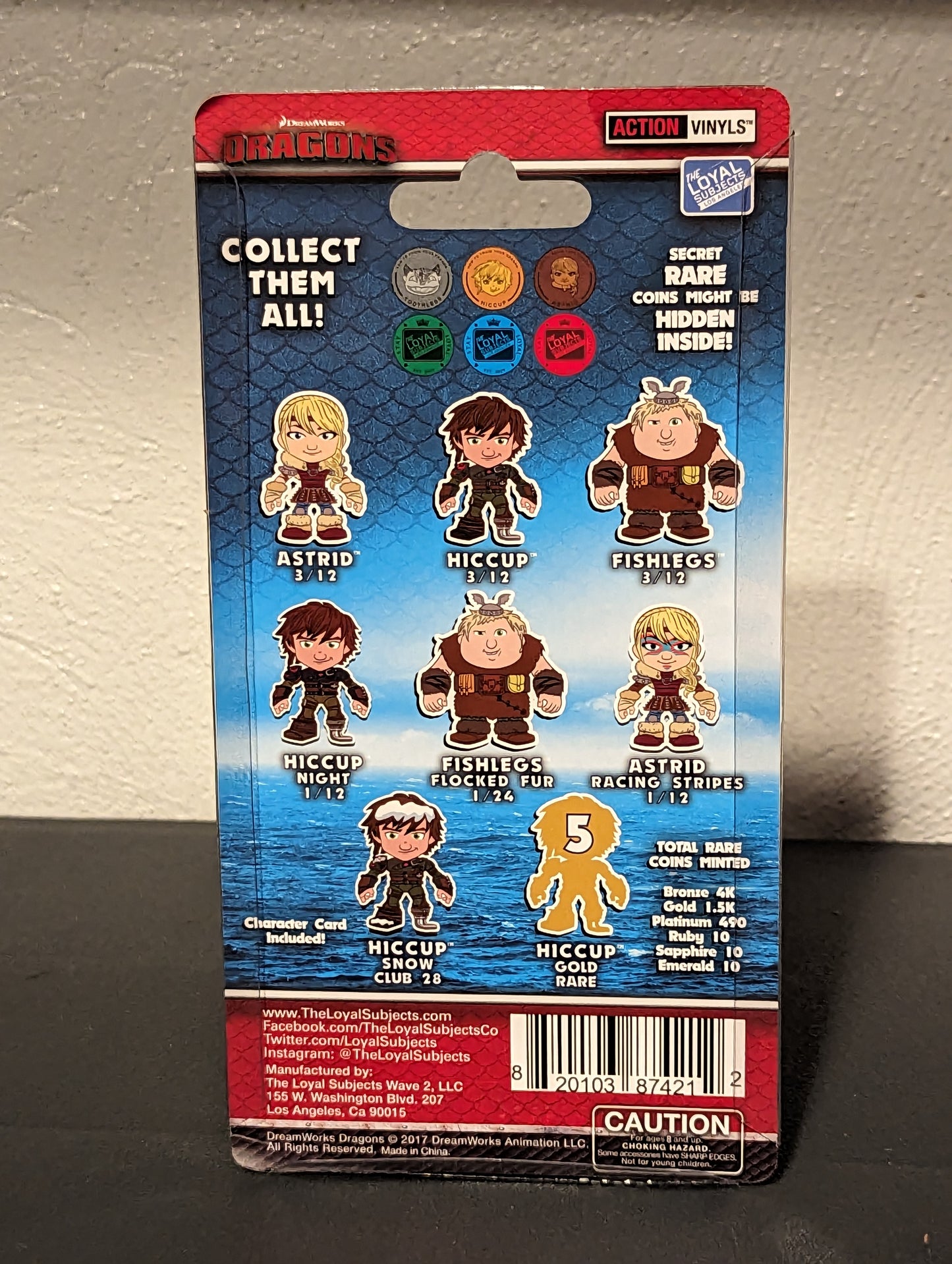Loyal Subjects How To Train Your Dragon Hiccup Real Action Vinyls
