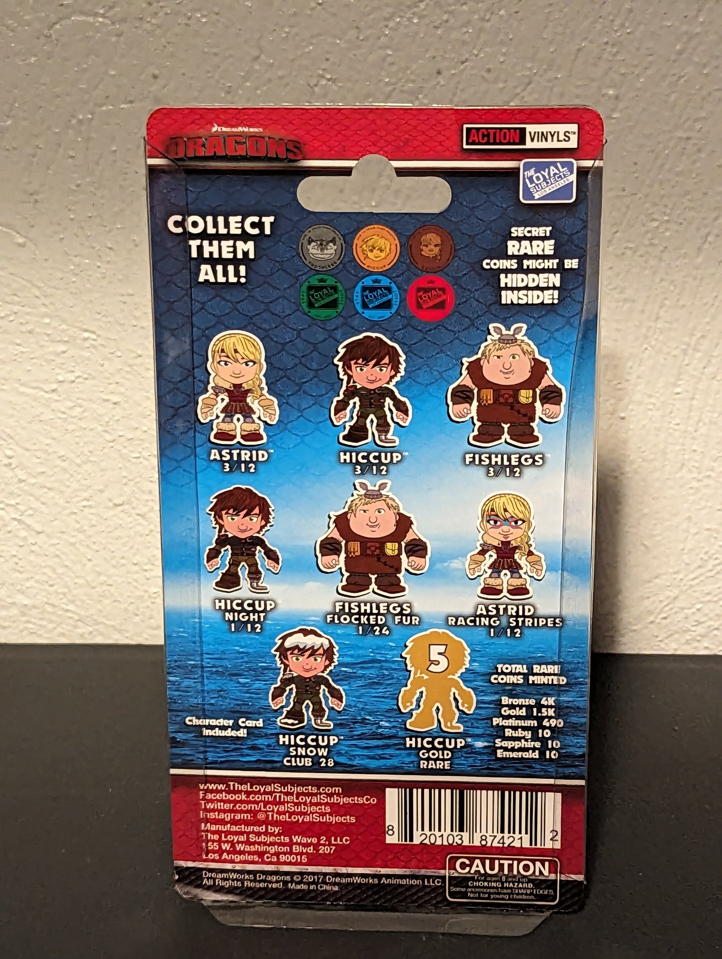 Loyal Subjects How To Train Your Dragon Hiccup Real Action Vinyls
