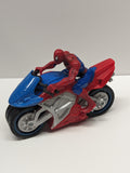 2007 Spider-man Zoom and Go Web Rider Motorized Bike Loose 1C
