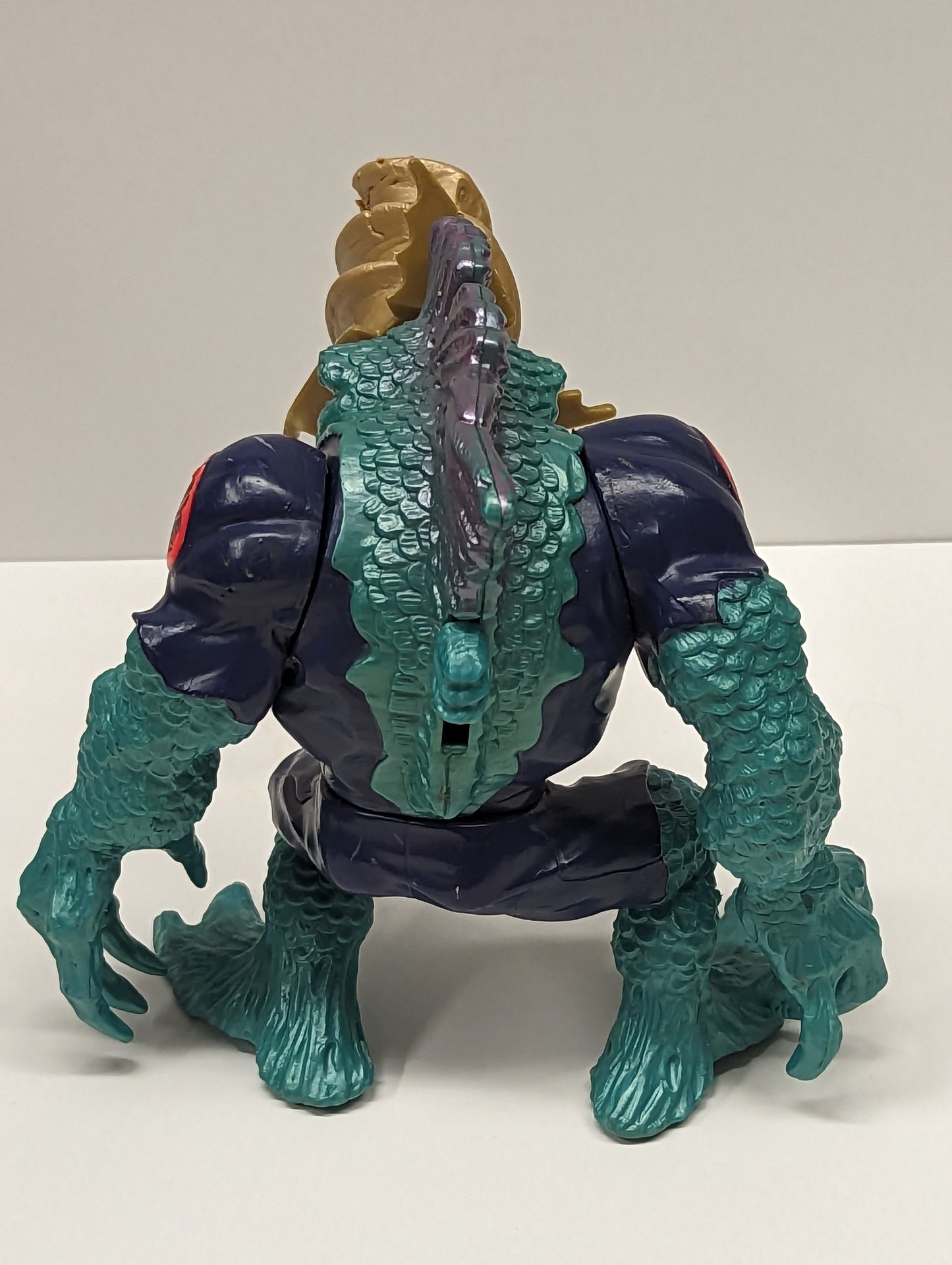 1994 Mattel Street Sharks SLASH Drill Nose Street Wise Figure DAMAGED Nose Loose 1C