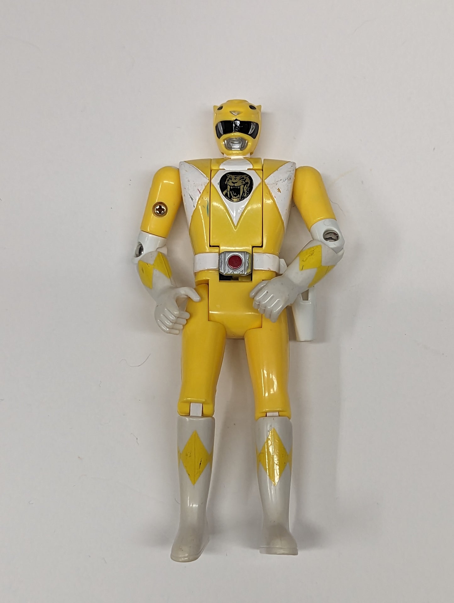 Lot of 7 Power Rangers Auto Morphin Flipheads White & Green Included LOOSE 1C