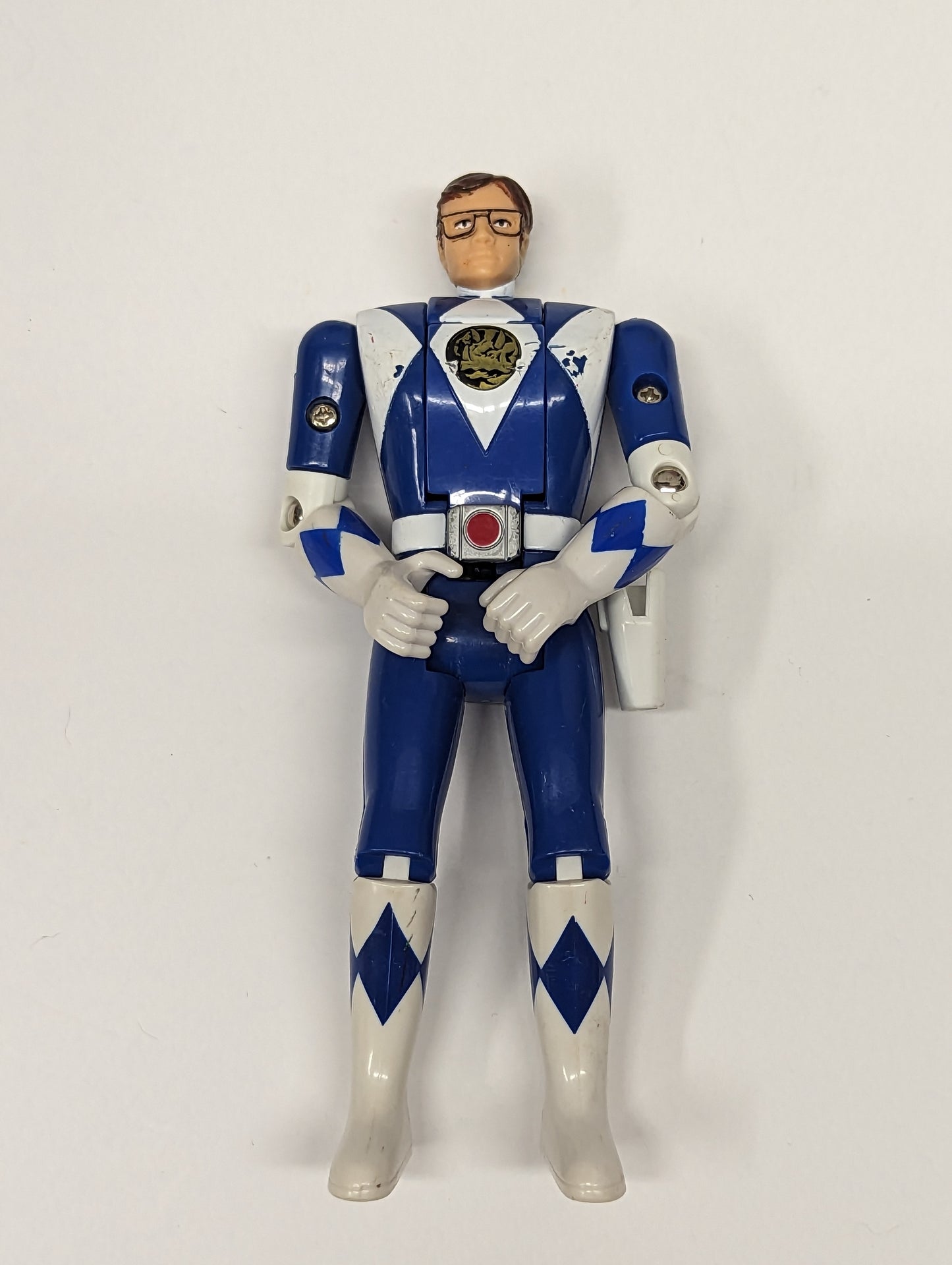 Lot of 7 Power Rangers Auto Morphin Flipheads White & Green Included LOOSE 1C