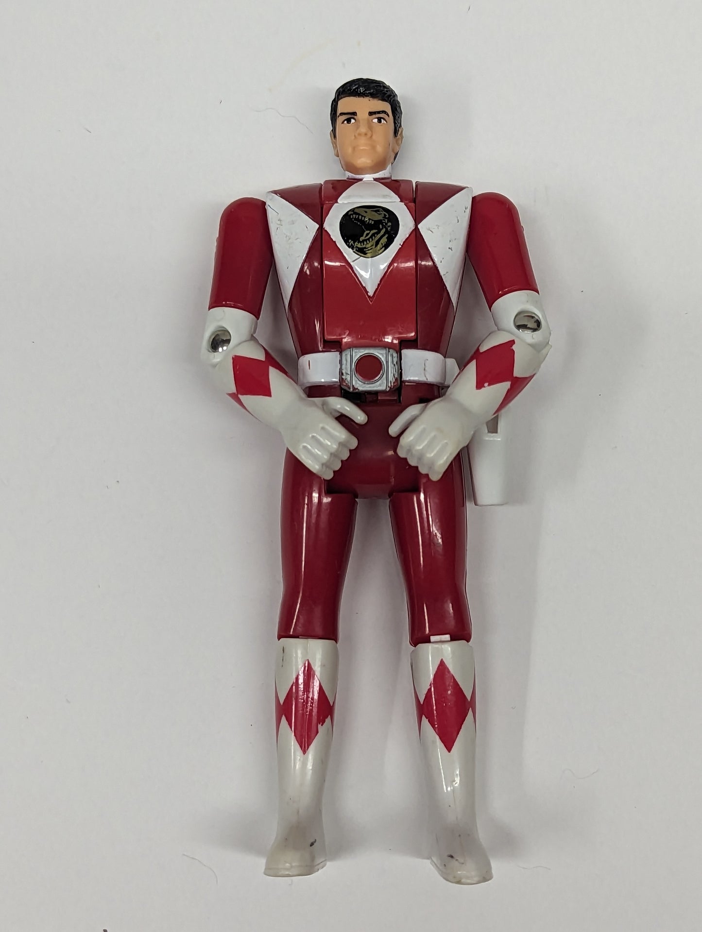 Lot of 7 Power Rangers Auto Morphin Flipheads White & Green Included LOOSE 1C